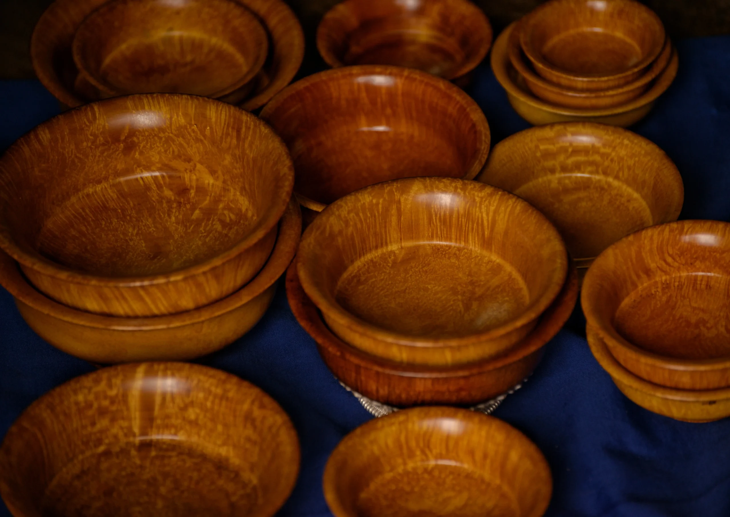 A woodcarver at work in Trashi Yangtse